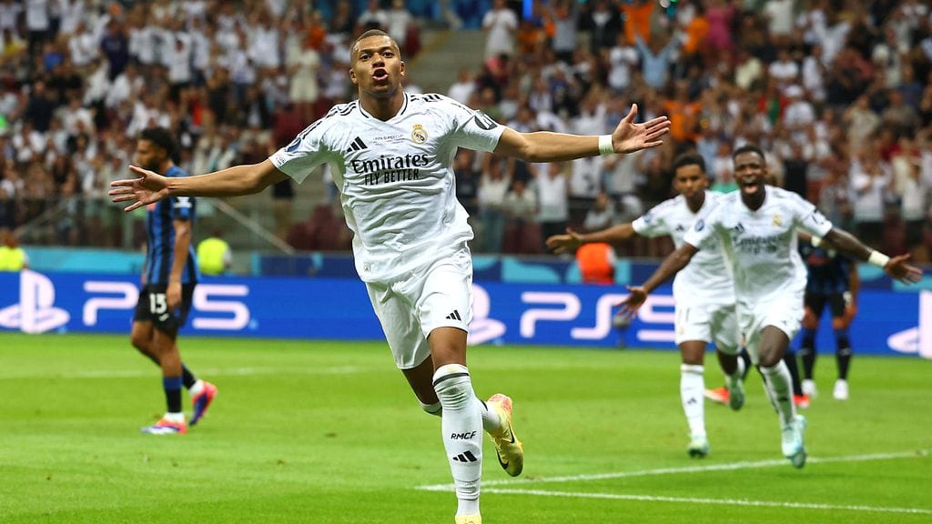 Kylian Mbappén ensimmäinen Real Madrid -maali on tosiasia
