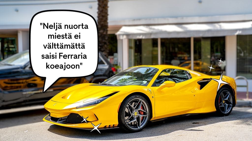 Mitä kalliimpi auto, sitä suurempi voi olla asiakkaan omavastuu mahdollisessa vahingossa.