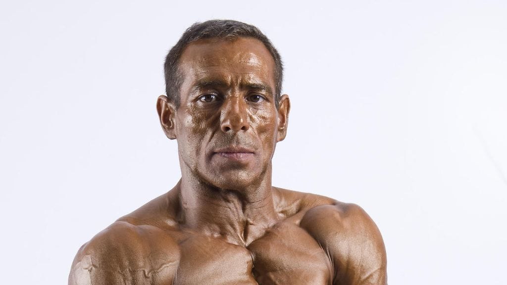 Adam Cibuľa kuvattuna kehonrakentajana vuonna 2009.