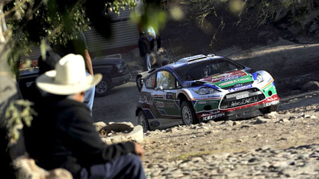Jari-Matti Latvala Meksikon MM-rallissa.