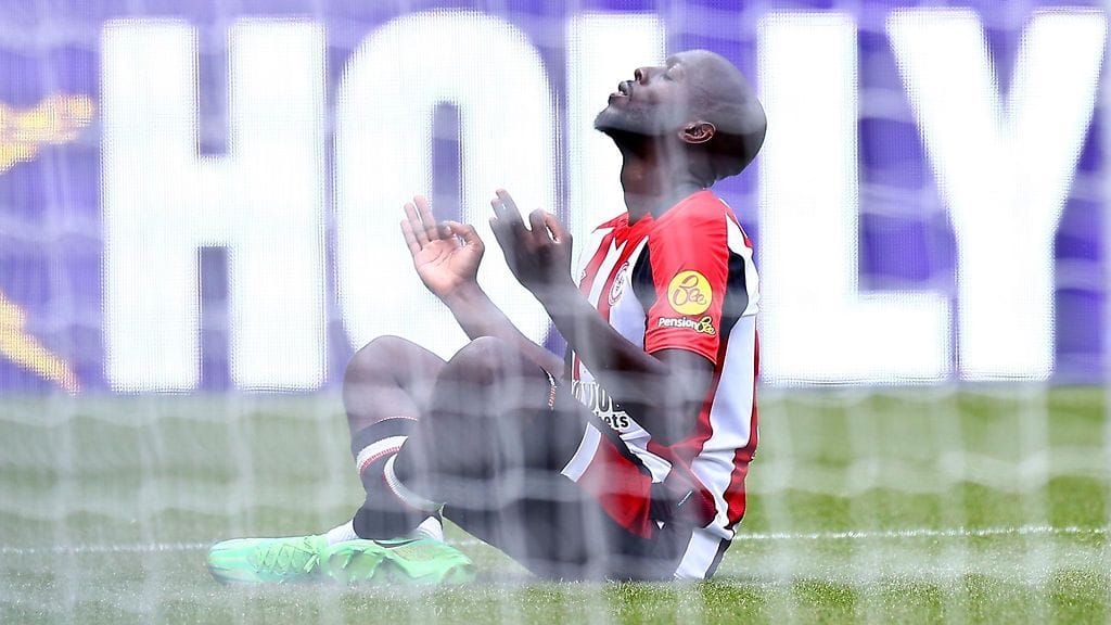 Yoane Wissa iski Brentfordin voittomaalin toisen jakson loppupuolella.