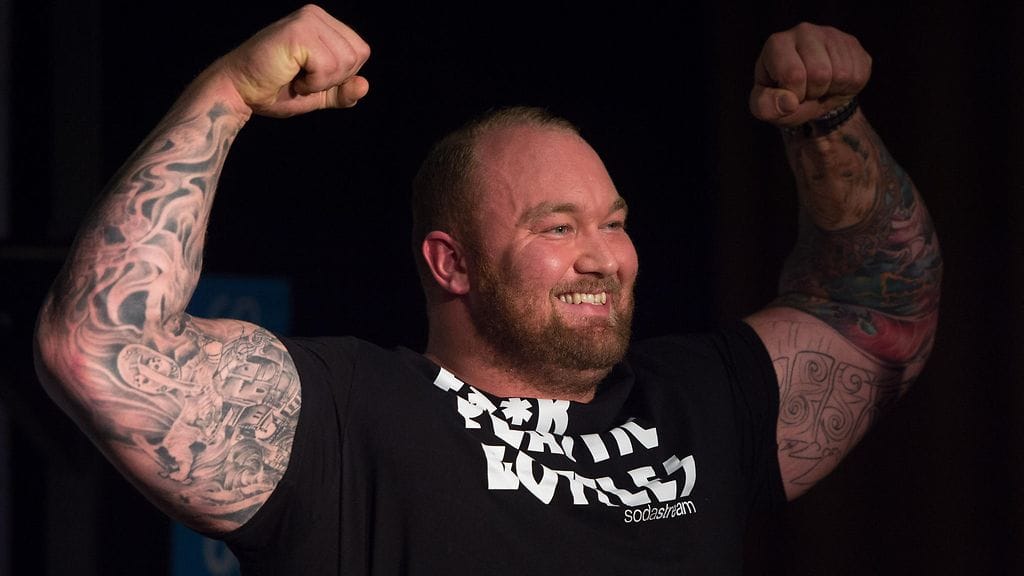 Hafthor Julius Björnssonilla on ruutia.