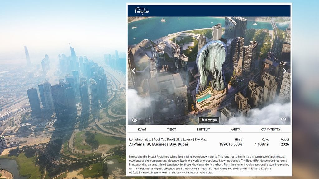 Asunnon hoitovastikkeeksi arvioidaan noin 340 000 euroa vuodessa.