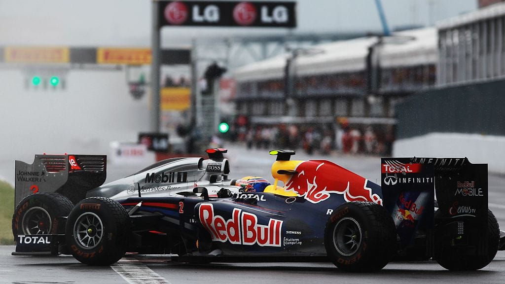 Mark Webber ja Lewis Hamilton osuivat yhteen Kanadassa