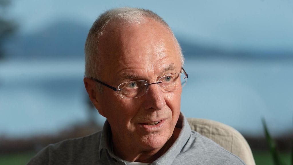 Sven-Göran Eriksson sairastaa parantumatonta syöpää.