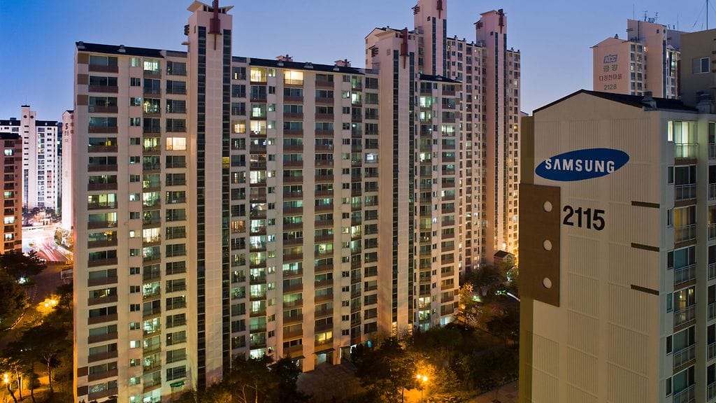 Kuva Bucheonin kaupungista vuonna 2008.