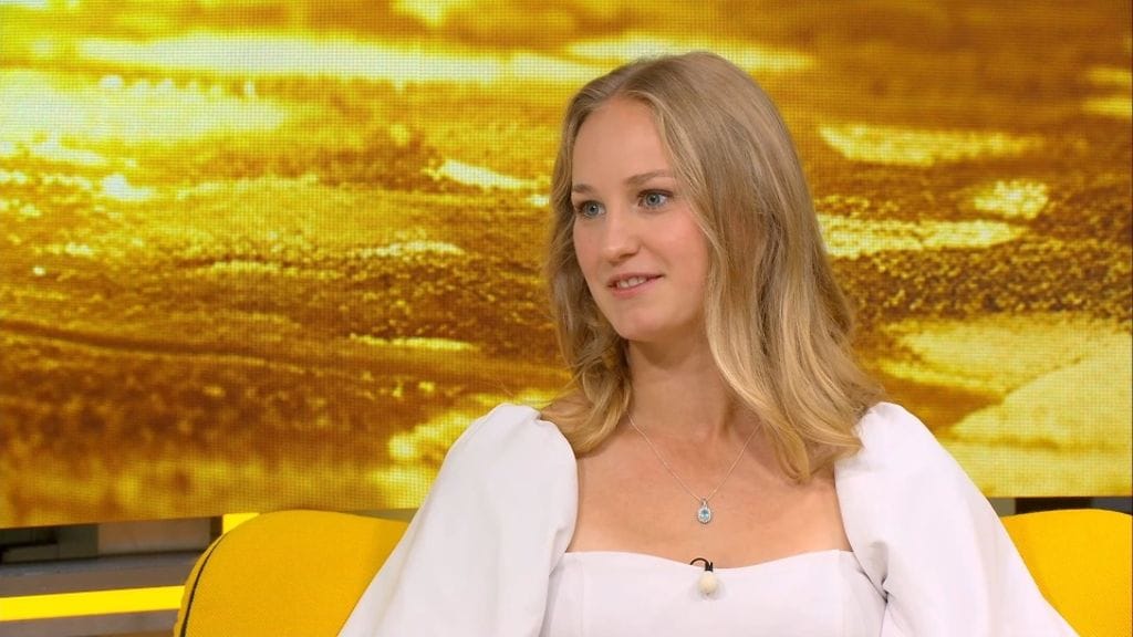 Laura Kangasniemi kilpailee paralympialaisten kouluratsastuksessa.