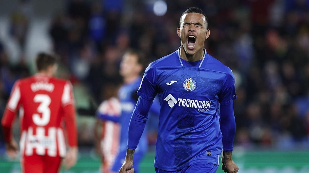 Mason Greenwood iski viime kaudella Getafelle kahdeksan La Liga -maalia.