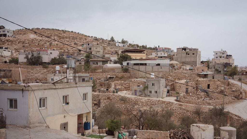 At-Tuwanin kylä kuvattuna Länsirannalla lokakussa 2023.