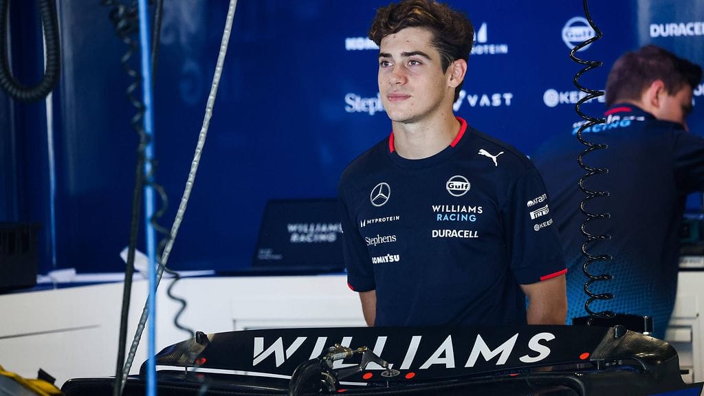 Fraco Colapinto tekee F1-debyyttinsä Italiassa.