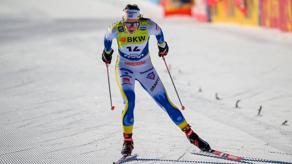 Pitkän matkan juoksuun nykyisin satsaava Lovisa Modig on entinen maastohiihtäjä.