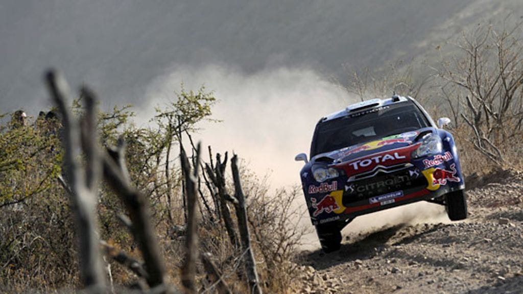 Sebastien Ogier Meksikon sorateillä.