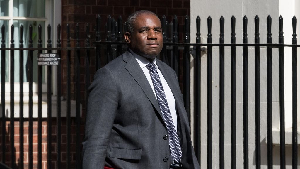 Britannian ulkoministeri David Lammy