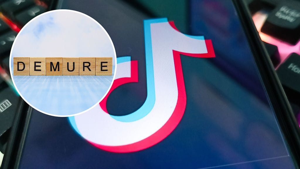 Demure on hitti TikTokissa.