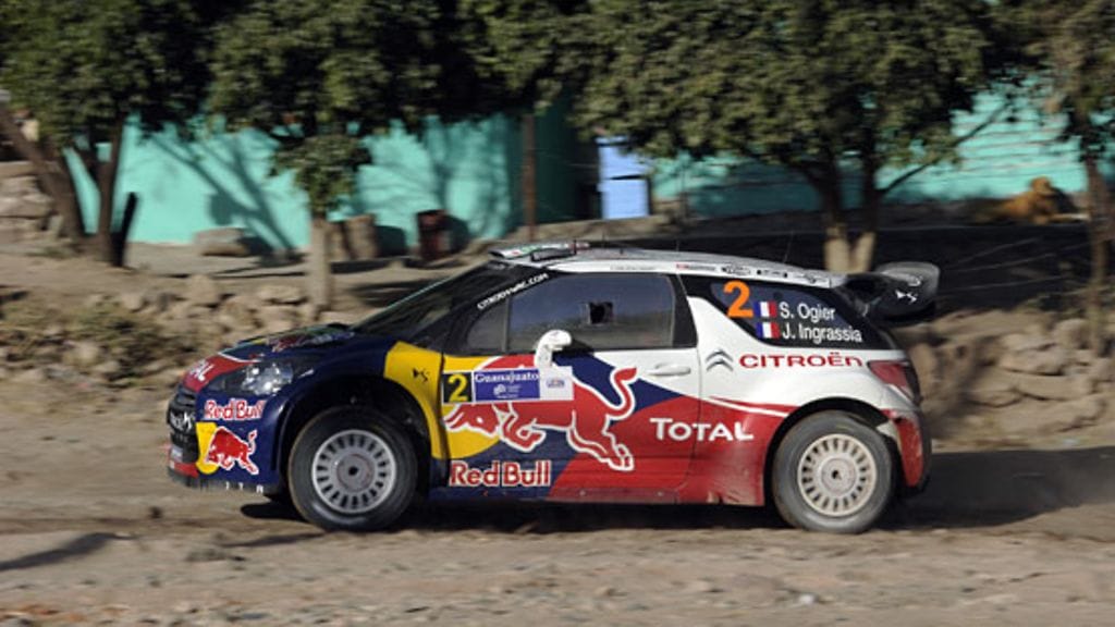 Sebastien Ogier kisaa Meksikossa.