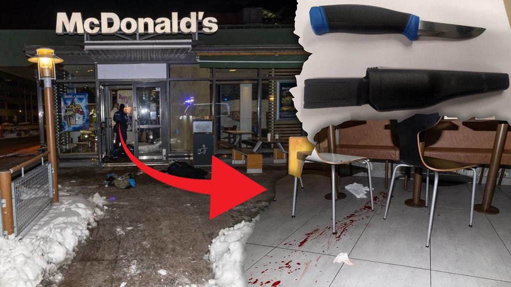 Pitäjänmäen puukotus tapahtui keskellä hampurilaisravintolaa