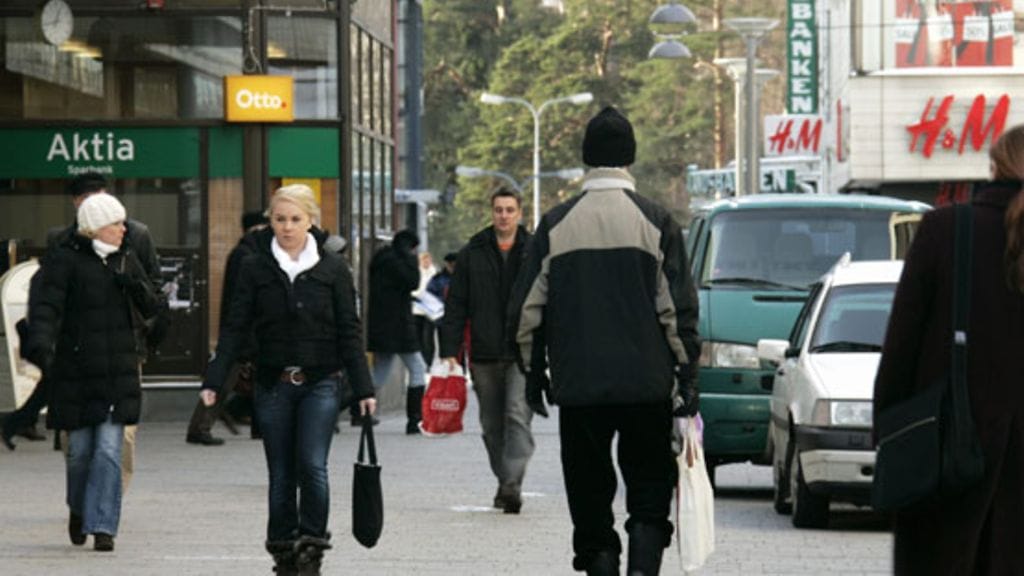 Suomen kunnista vähiten eläkeläisiä asuu muun muassa Espoossa. Kuva Espoon Tapiolasta.