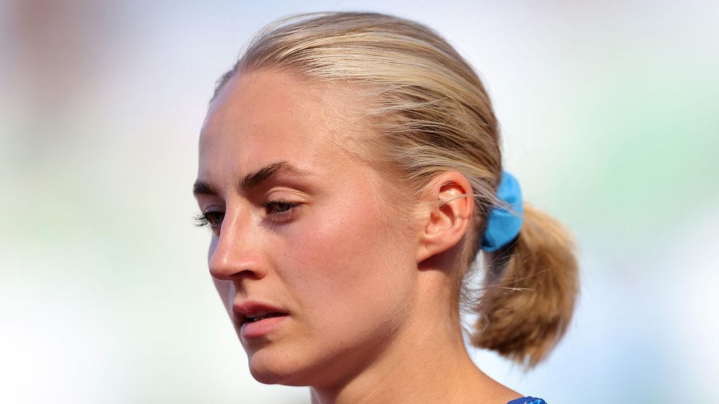 Eveliina Määttänen harmitteli vauhtiaan.