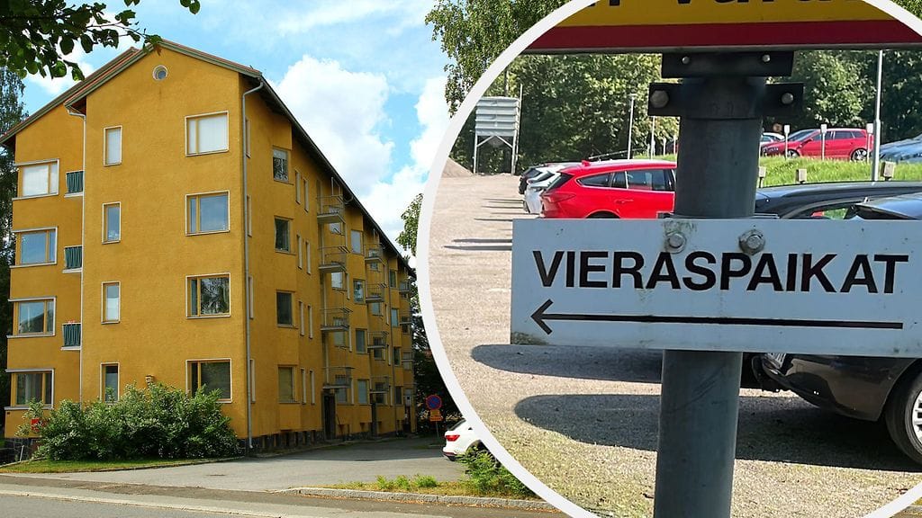 Kauanko taloyhtiön vieraspaikkaa saa käyttää?