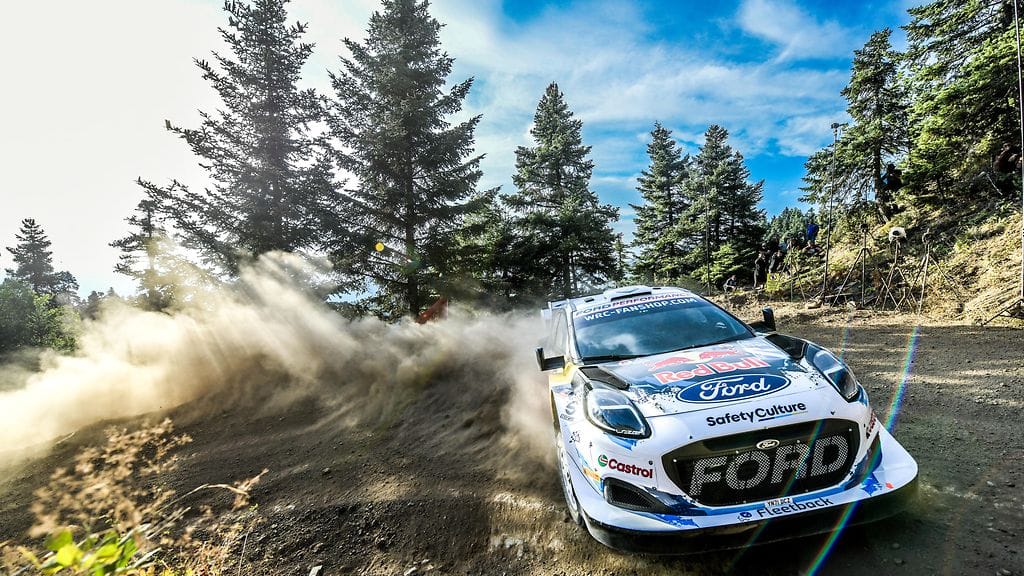 M-Sportin Ford on totellut hienosti Adrien Fourmaux'n käsissä.