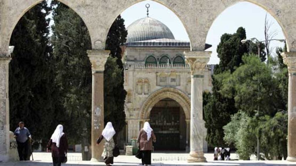 Vanhoja rakennuksia Jerusalemissa.