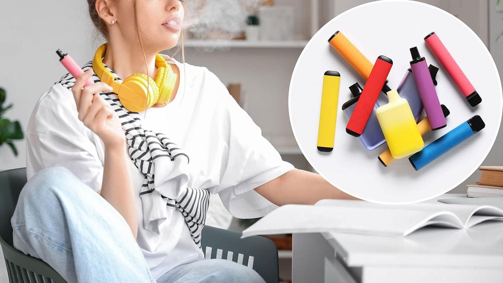 Sähkötupakka näkyi keuhkoissa tavanomaisten savukkeiden tapaan. Kuvituskuva.