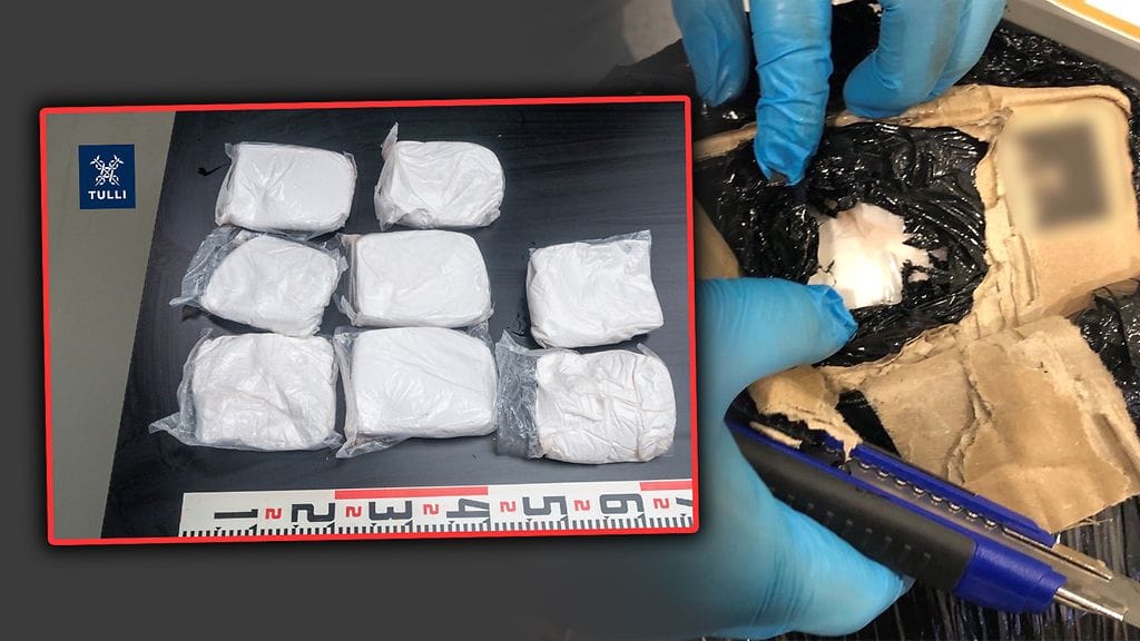 Tulli takavarikoi yhteensä 2 052 kiloa huumeita viime vuonna.