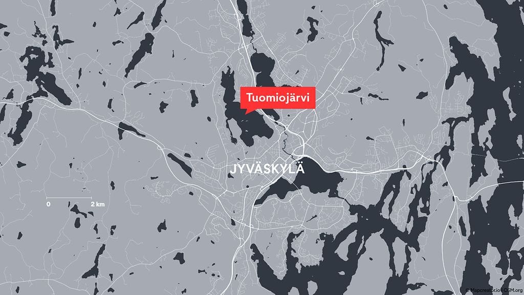 Vainaja löytyi Jyväskylän Tuomiojärvestä.
