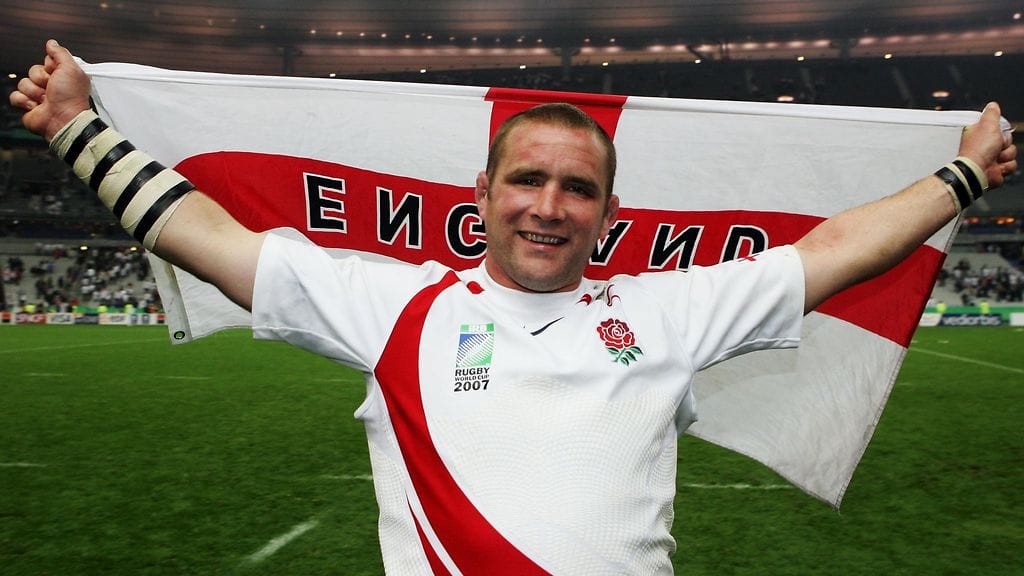 Phil Vickery menestyi Englannin rugby union -maajoukkueessa. Kuva vuodelta 2007.