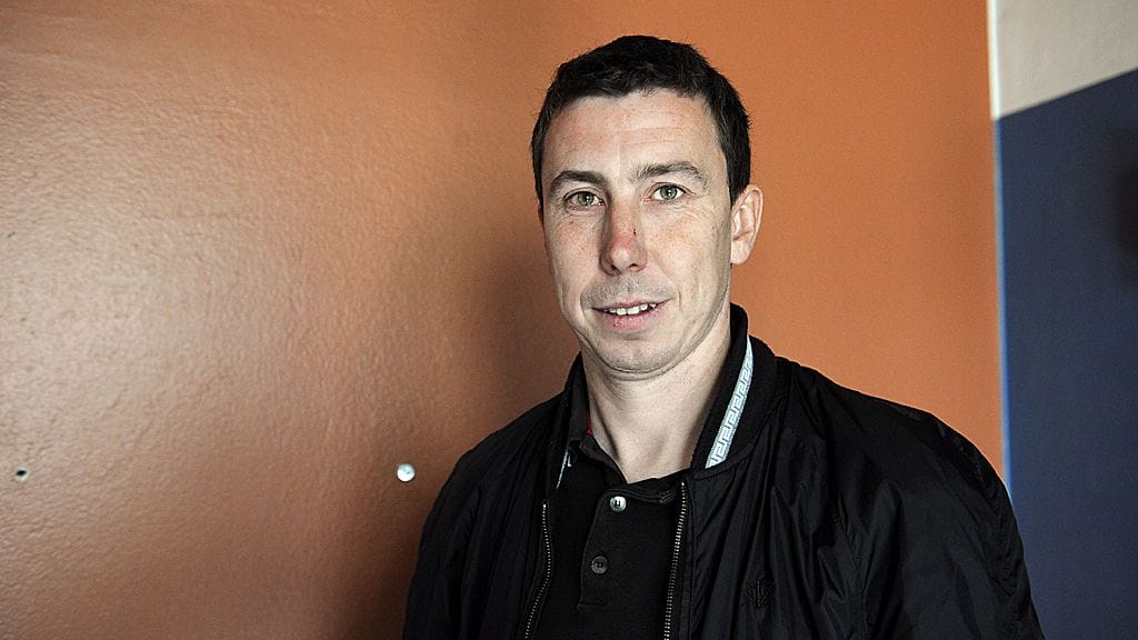 Markko Märtin Helsinki Motorsport Weekendin lehdistötilaisuudessa Helsingissä 22. kesäkuuta 2010.