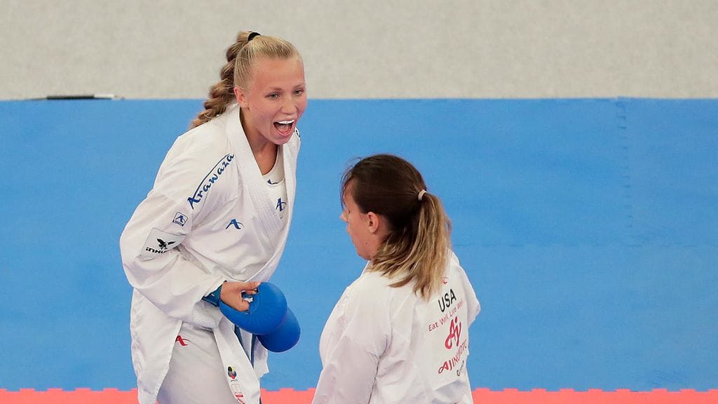 Karateka Titta Keinänen voitti urallaan EM-pronssia. Se on lajin viimeisin suomalainen arvokisamitali.