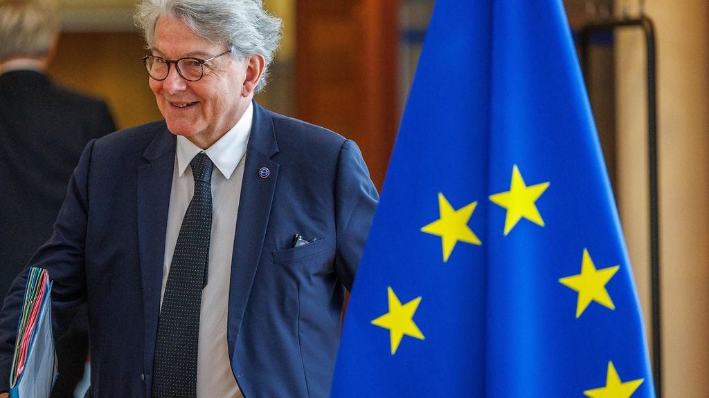 Thierry Breton on ollut EU:n sisämarkkinoista vastaava komissaari vuodesta 2019.