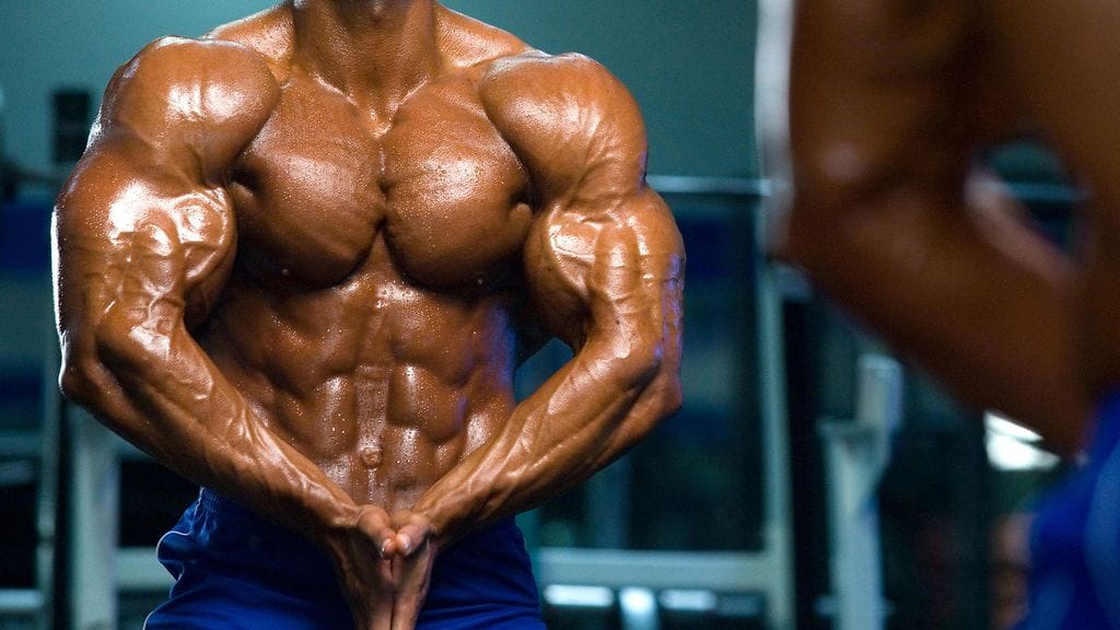 Massiivinen kehonrakentaja kuoli. Kuvituskuva.