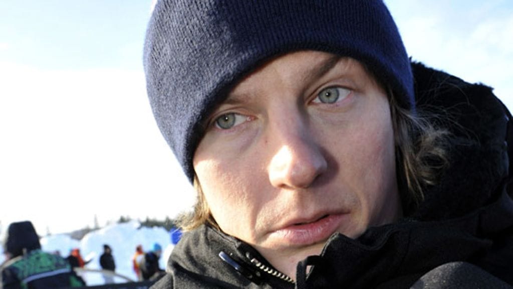 Kimi Räikkönen Ruotsin MM-rallissa.