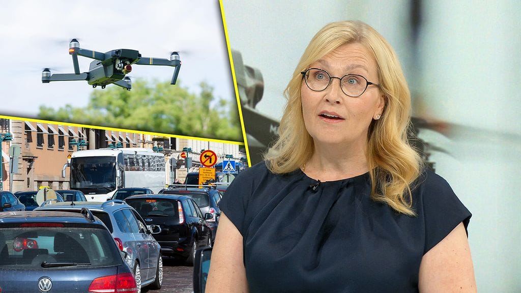 Helsinki lennättää drooneja testatakseen, voiko niiden avulla ratkoa ruuhkaongelmaa