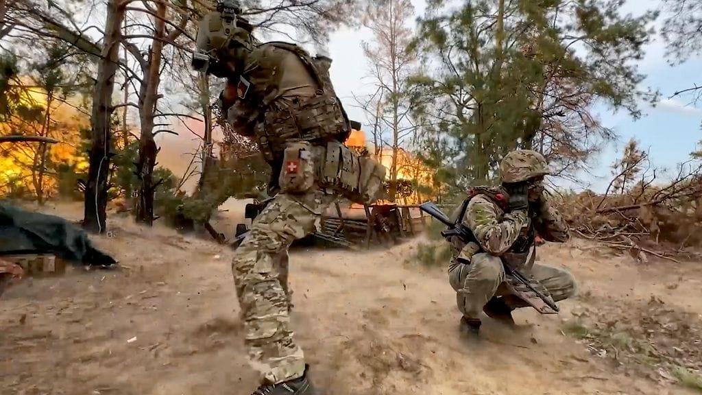 Venäläissotilaita Kurskin alueella syyskuussa 2024