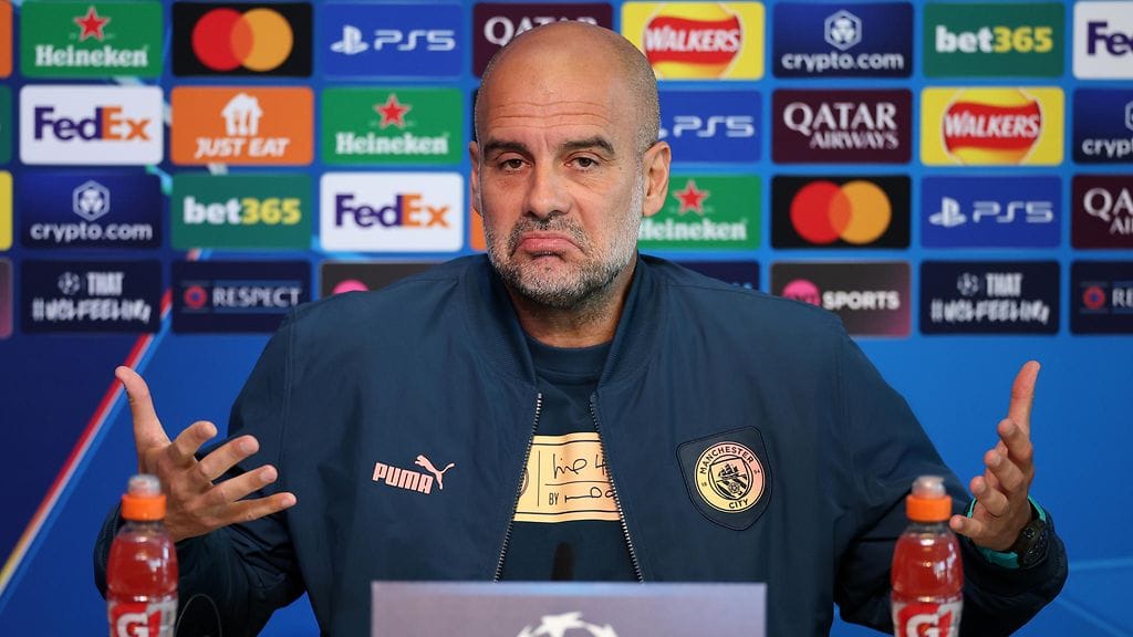 Pep Guardiolalle riitti.