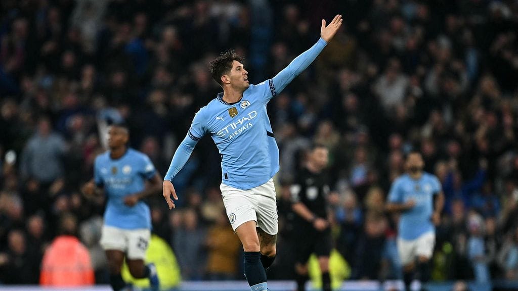 John Stones teki City-faneja helpottaneen osuman lisäajan kahdeksannella minuutilla.