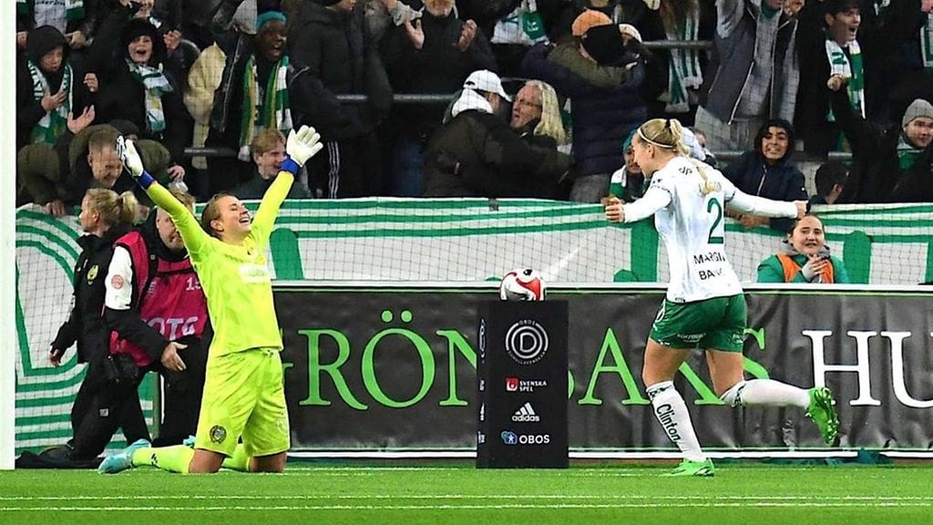 Anna Tammisen ja Eva Nyströmin edustama Hammarby juhli edelliskaudella Ruotsin tuplamestaruutta.