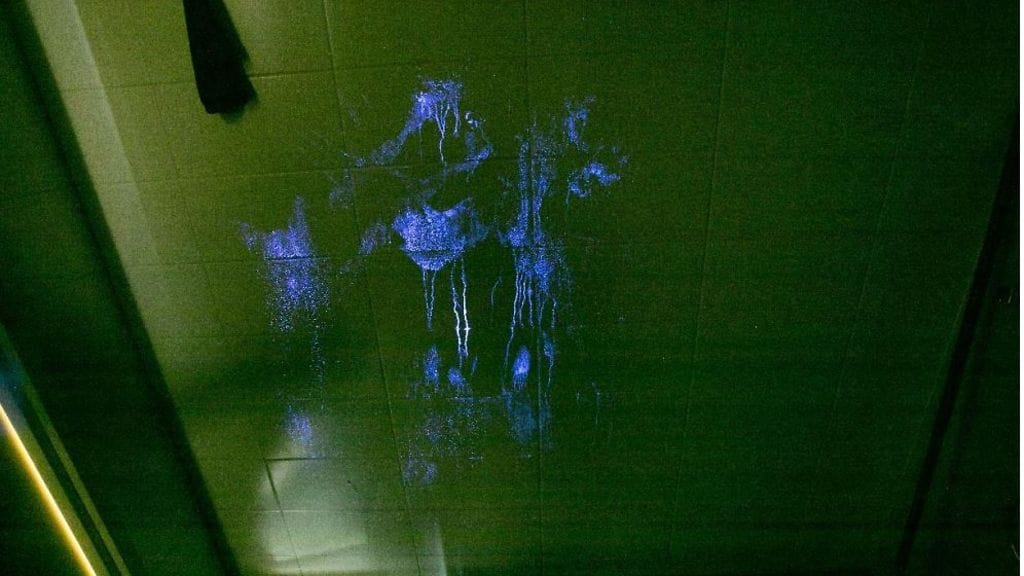 Kylpyhuoneen seinästä löytyi verijälkiä, joissa oli laboratoriotutkimusten mukaan kuolonuhrin verta. Epäselväksi jäi, liittyivätkö jäljet naisen kuolemaa edeltävään väkivaltaan.