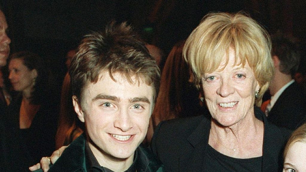 Daniel Radcliffe ja Maggie Smith vuonna 2005