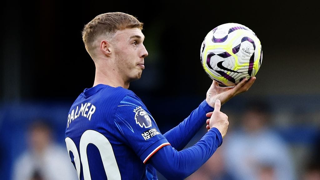 Cole Palmer paukutti neljä maalia Brightonin verkkoon.