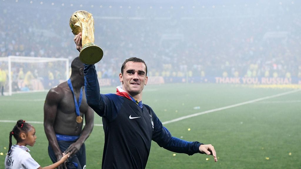 Antoine Griezmann oli keskeisessä roolissa, kun Ranska voitti jalkapallon maailmanmestaruuden kesällä 2018.