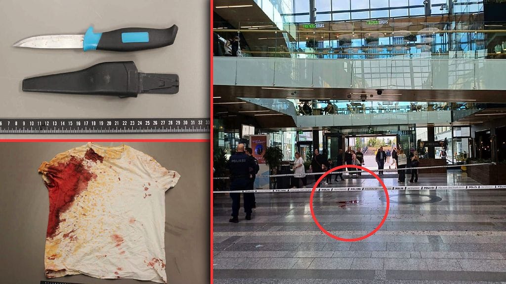 Tältä kauppakeskus Valkeassa näytti puukotuksen jälkeen