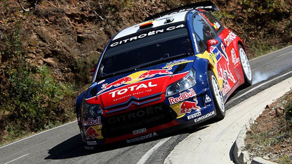 Daniel Sordo Espanjan MM-rallissa 2008. (Kuva: Reporter Images/Getty Images)