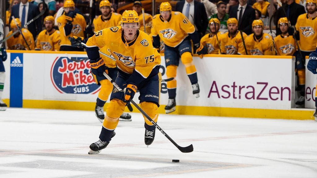 Juuso Pärssinen iski Carolinaa vastaan ottelun avausmaalin.