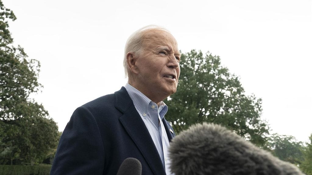 Yhdysvaltain presidentti Joe Biden oli perunut Saksan-matkansa hurrikaani Miltonin takia.