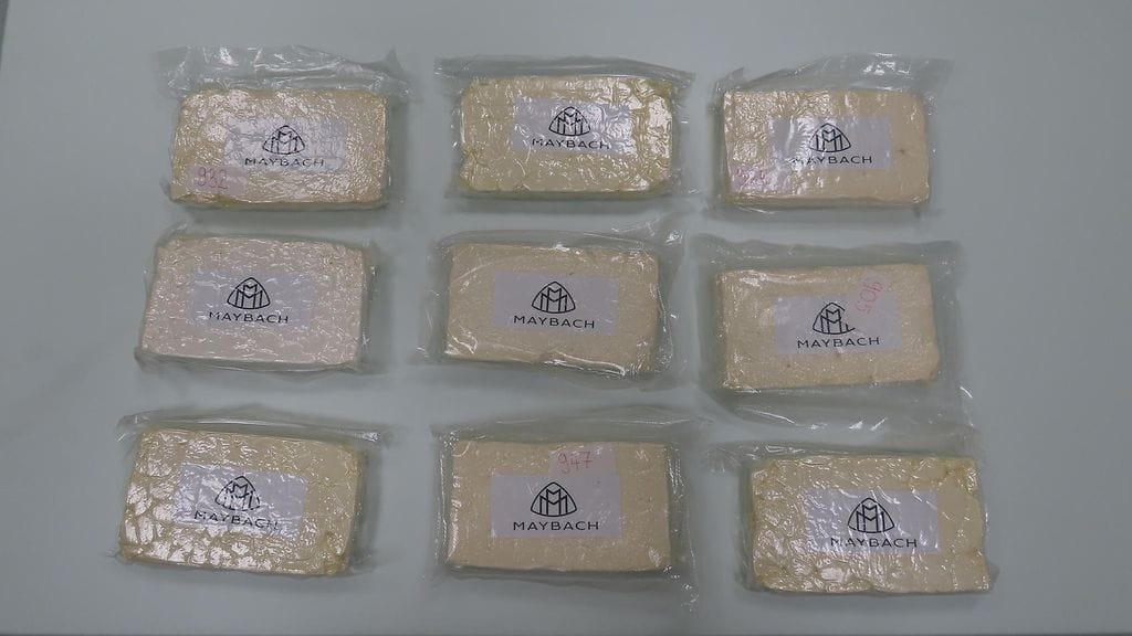 Kaakkois-Suomen poliisilaitoksen takavarikoimaa amfetamiinia.