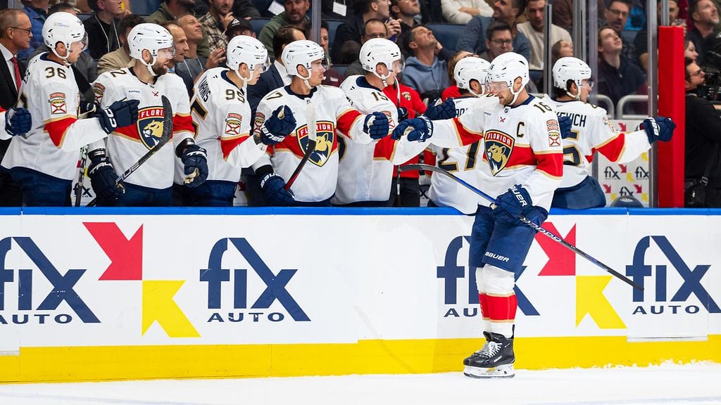 Aleksander Barkov onnistui maalinteossa Floridan viimeisessä harjoitusottelussa ennen NHL-kauden alkua.