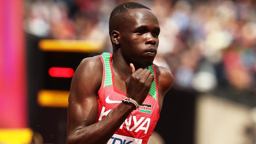 Kipyegon Bett vuoden 2017 MM-kisoissa Lontoossa.